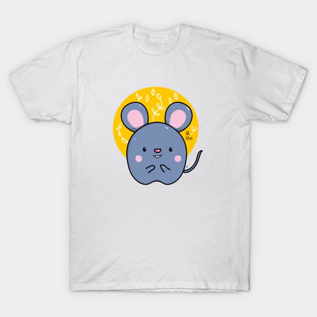 Rat - Chinese horoscope T-Shirt by MisturaDesign